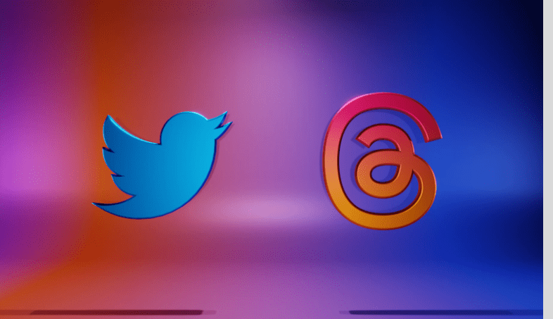 twitter and instagram