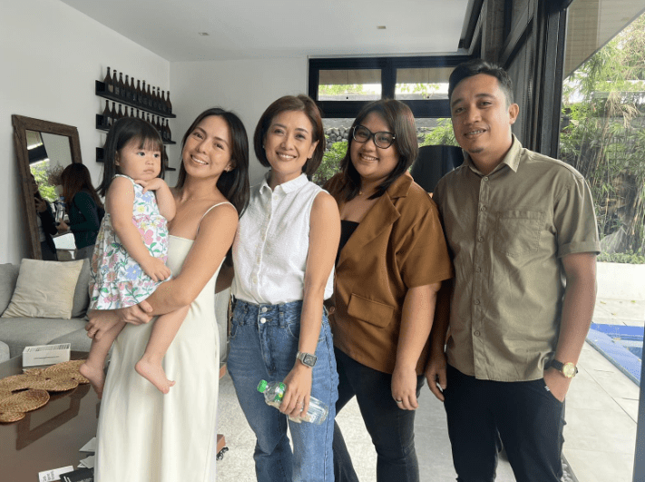 (L-R) Andi Manzano, Bernadette Sembrano, Jel Alajar, and Christian Pabelico