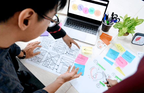 user experience and interface research wireframes