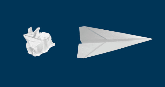 paper airplane