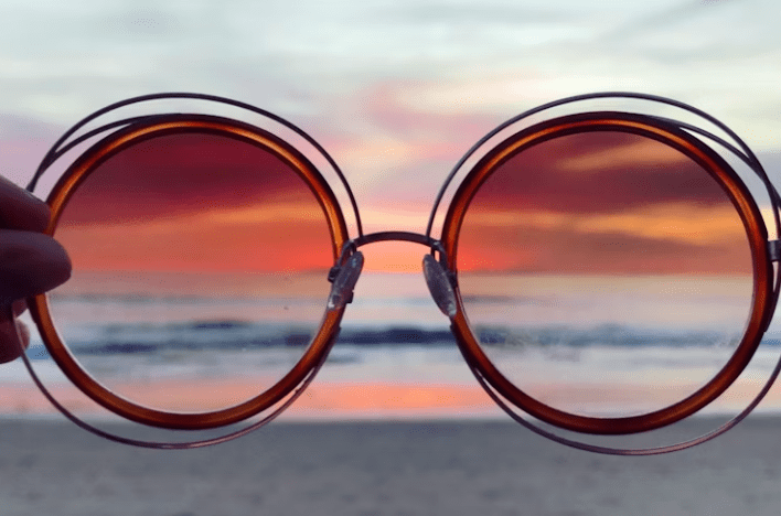 sunglasses at the beach