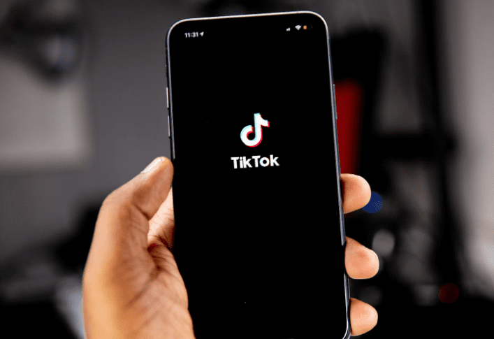 Tiktok on a mobile phone screen